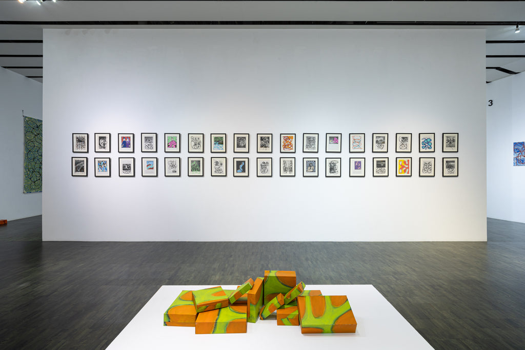 AMERICAN PHOTO JOURNAL POSCA 128, JEFF ROSS, 2021POSCA and acrylic on canvas18.5 × 24.5 cm