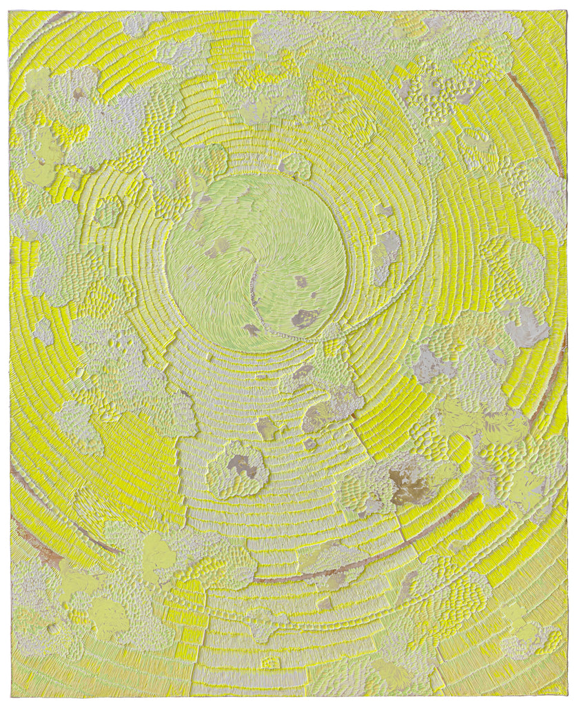 Mindfulness 2024.1.26, JIANG MIAO, 2024Acrylic on aluminum board, Carving160.0 × 130.0 cm