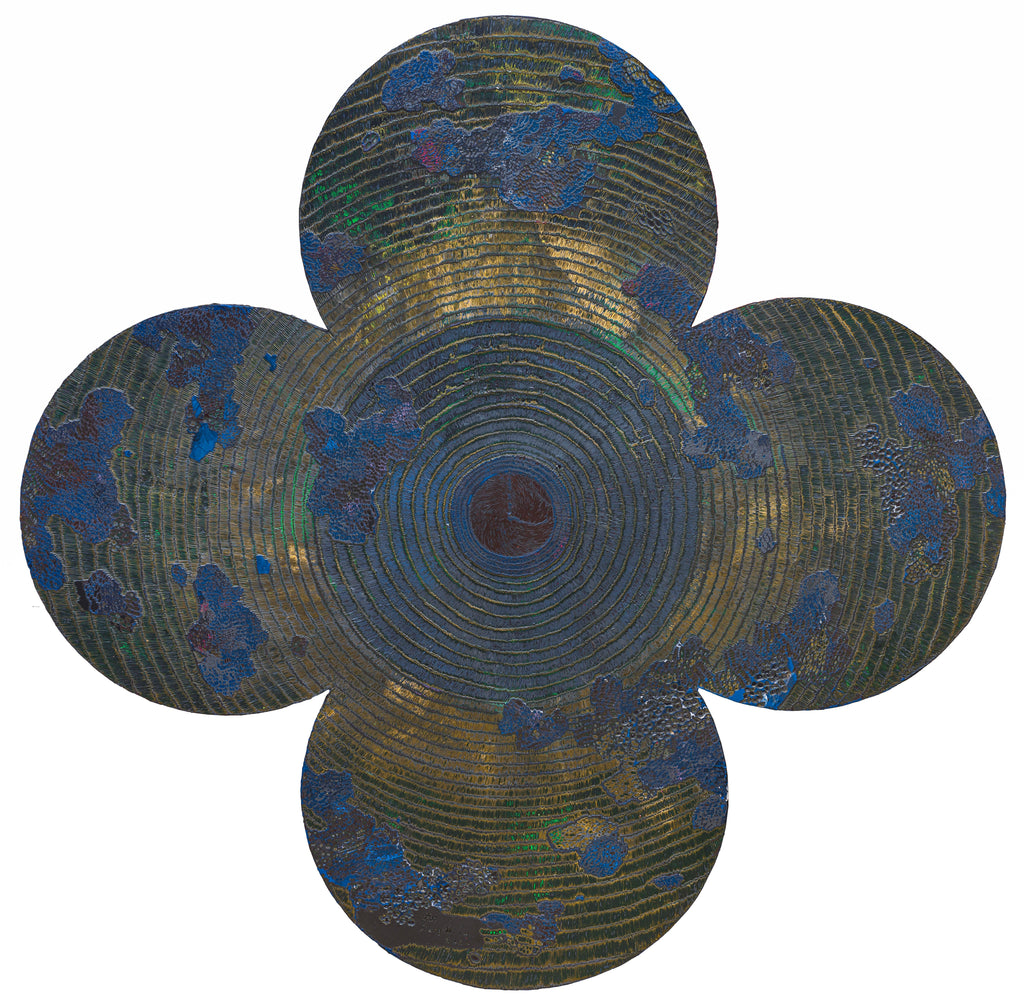 Mindfulness 2024.7.10, JIANG MIAO, 2024Acrylic on aluminum panel, Carving200.0 × 200.0 cm