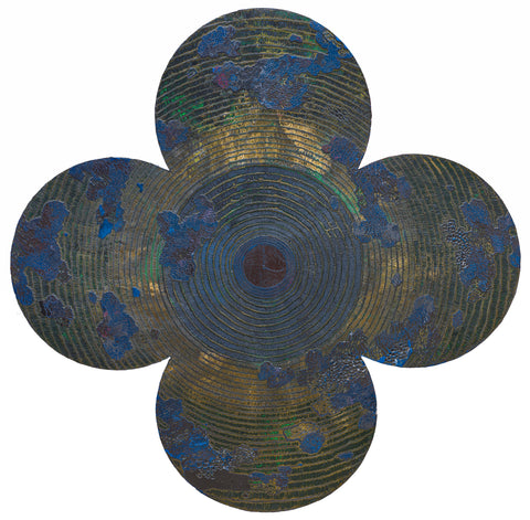 Mindfulness 2024.7.10, JIANG MIAO, 2024Acrylic on aluminum panel, Carving200.0 × 200.0 cm