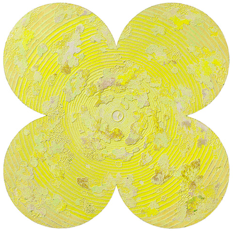 Mindfulness 20260505, JIANG MIAO, 2026Acrylic on aluminum panel, Carving166.5 × 166.5 cm
