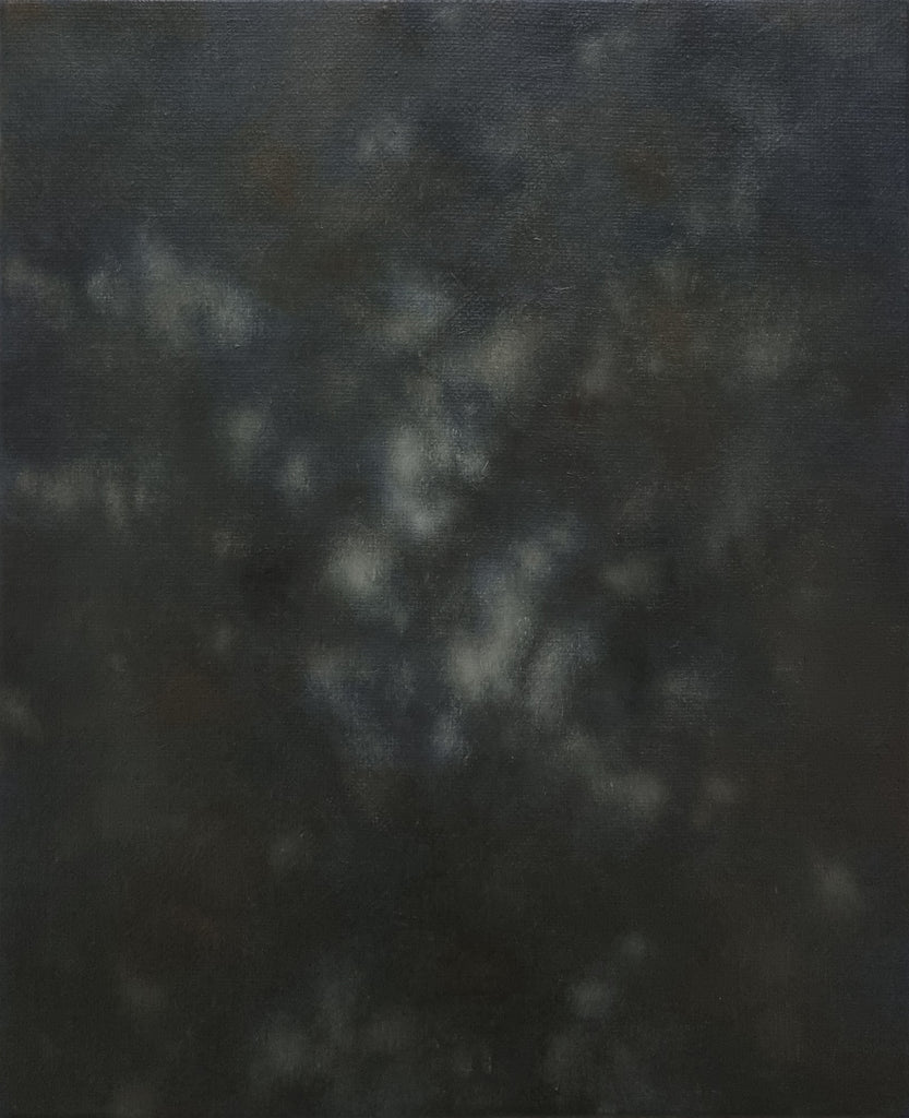 The cracks of the night, LEE JUYOUNG, 2025Oil on canvas27.3 × 22.0 cm