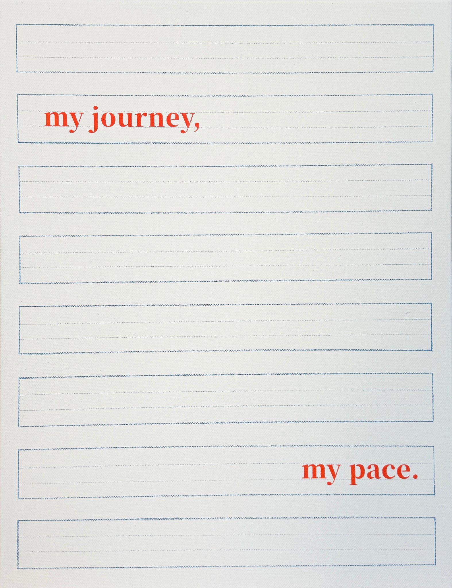 My journey, my pace. _A1