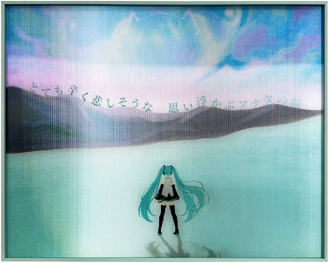 Miku A AP1/2, K. TSAI CAI & YICHI, 2026Lenticular plate with frame40.0 × 50.0 cm