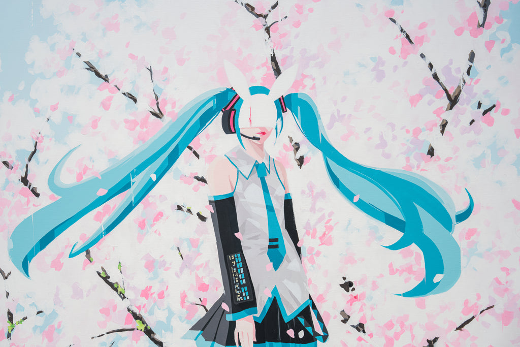 Cherry Blossom Weather, KANA ARIMURA, 2026Acrylic on canvas112.0 × 145.5 cm