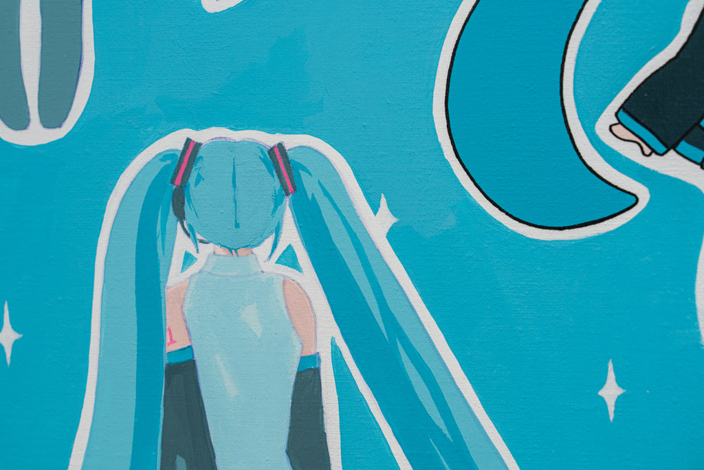 Looking for my Miku, KANA ARIMURA, 2026Acrylic on canvas60.6 × 72.7 cm