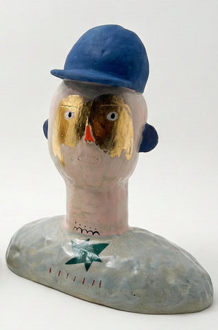 Bust series, KAPPAO, 2025Color on ceramic25.0 × 14.0 × 28.0 cm