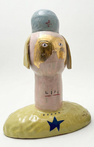 Bust series, KAPPAO, 2025Color on ceramic25.0 × 14.0 × 34.0 cm
