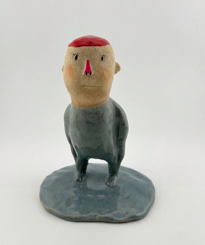 Small people, KAPPAO, 2024Color on ceramic10.0 × 9.0 × 15.0 cm