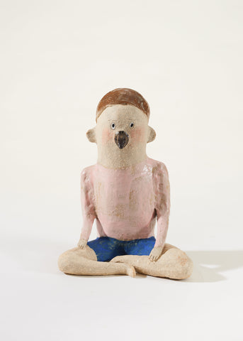 Calm man, KAPPAO, 2025Color on ceramic19.0 × 15.0 × 27.0 cm