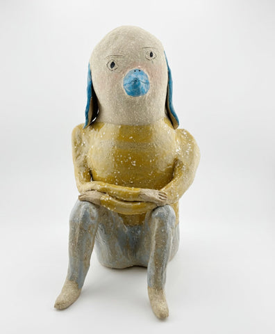 Listener, KAPPAO, 2025Color on ceramic16.0 × 17.0 × 29.0 cm