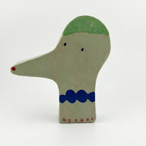 Amici, KAPPAO, 2024-2025Color on ceramic15.2 × 12.8 × 3.0 cm