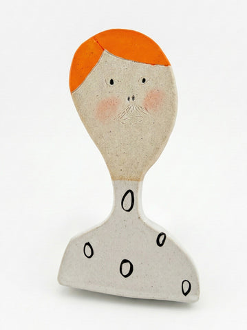 Amici, KAPPAO, 2024-2025Color on ceramic20.1 × 12 × 3.0 cm
