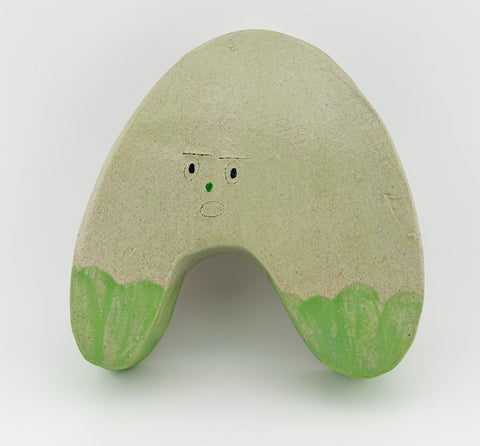 Amici, KAPPAO, 2024-2025Color on ceramic14.2 × 13.4 × 3.5 cm