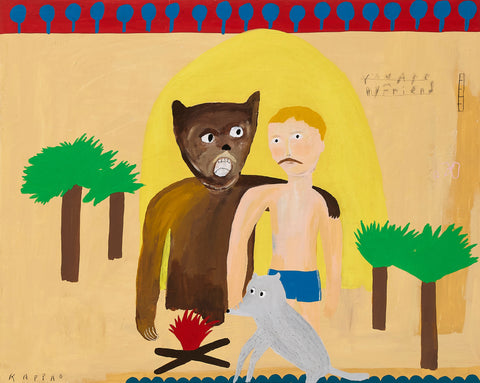 Buddy-buddy, KAPPAO, 2025Acrylic on panel72.0 × 90.0 cm