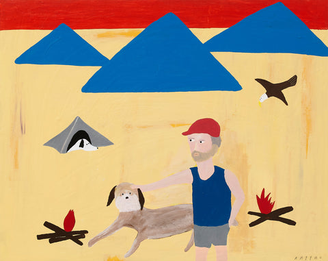 Roommate, KAPPAO, 2025Acrylic on panel72.0 × 90.0 cm