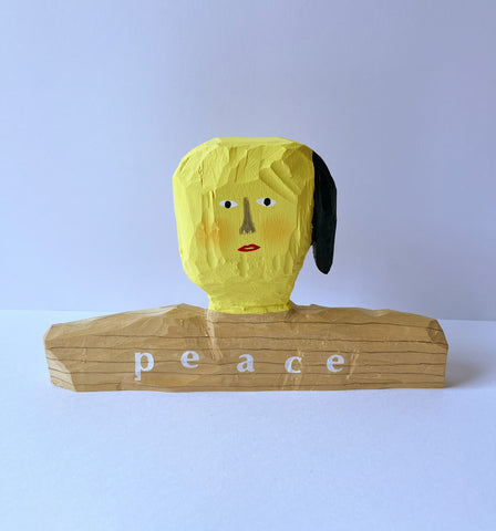 Wood piece series, KAPPAO, 2025Acrylic on wood25.0 × 16.0 × 3.0 cm