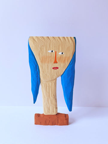 Wood piece series, KAPPAO, 2025Acrylic on wood25.0 × 10.0 × 2.0 cm