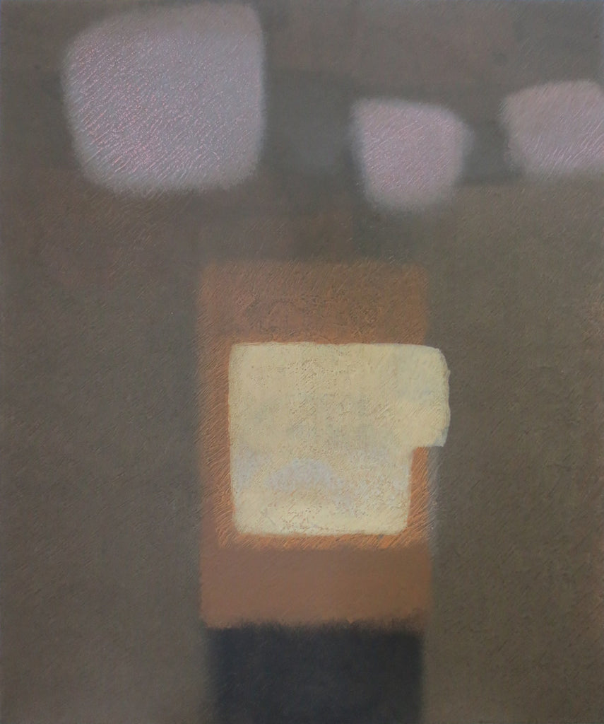 WHITE IN DARK BROWN Jun '18, KATSUYOSHI INOKUMA, 2018Acrylic and coffee powder on canvas73.0 × 61.0 cm