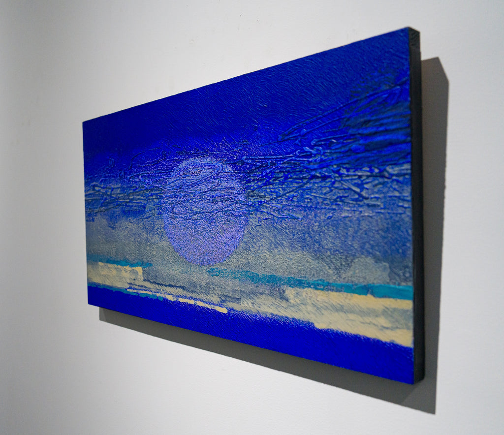 IN BLUE Oct '23, KATSUYOSHI INOKUMA, 2023Acrylic, coffee powder on paper35.0 × 59.0 cm