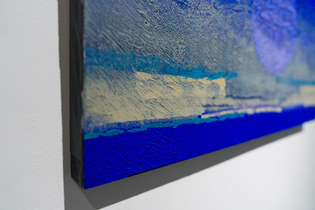 IN BLUE Oct '23, KATSUYOSHI INOKUMA, 2023Acrylic, coffee powder on paper35.0 × 59.0 cm
