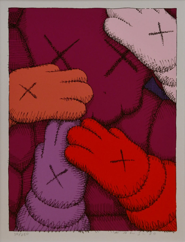 URGE Wine Red, KAWS, 2020Silkscreen on paper28.7 x 22.0 cmEdition of 250