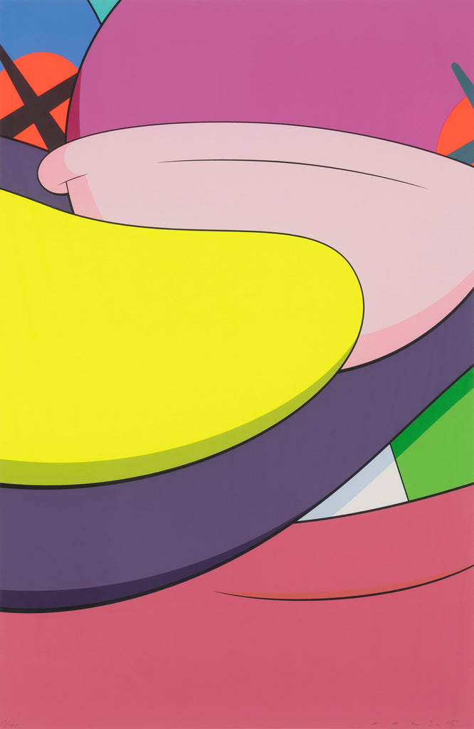 Work from No Reply, KAWS, 2015Silkscreen on paper88.9 x 58.5 cmEdition of 100