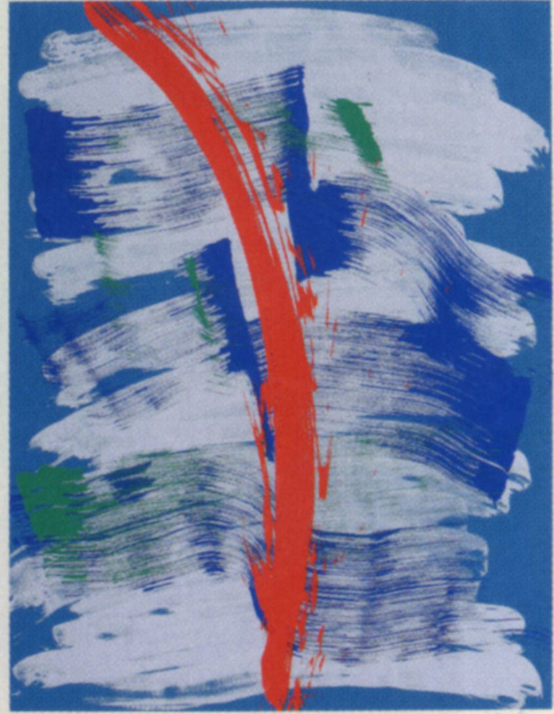 Shun, KAZUO SHIRAGA, 1990Screenprint on paper85.0 × 65.0 cmEdition of 60