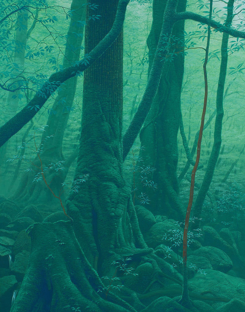 Niju, KAZUYUKI FUTAGAWA, 2020Mineral pigments on Japanese paper116.7 × 90.9 cm