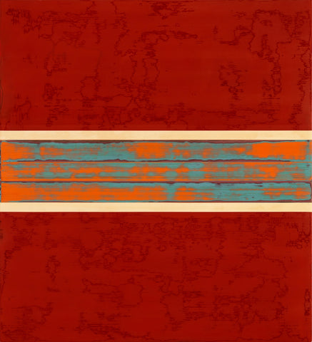 Overlaid Series No. 24-60-05, KIM DEOK HAN, 2024East lacquer on panel110.0 × 100.0 × 4.5 cm