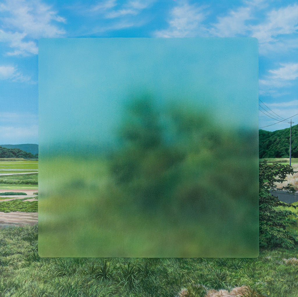 Frosted Window＃106, KISHO KAKUTANI, 2025Acrylic on canvas91.0 × 91.0 cm