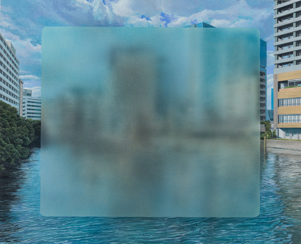 Frosted Window＃108, KISHO KAKUTANI, 2025Acrylic on canvas53.0 × 65.2 cm