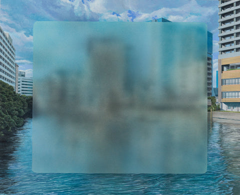 Frosted Window＃108, KISHO KAKUTANI, 2025Acrylic on canvas53.0 × 65.2 cm