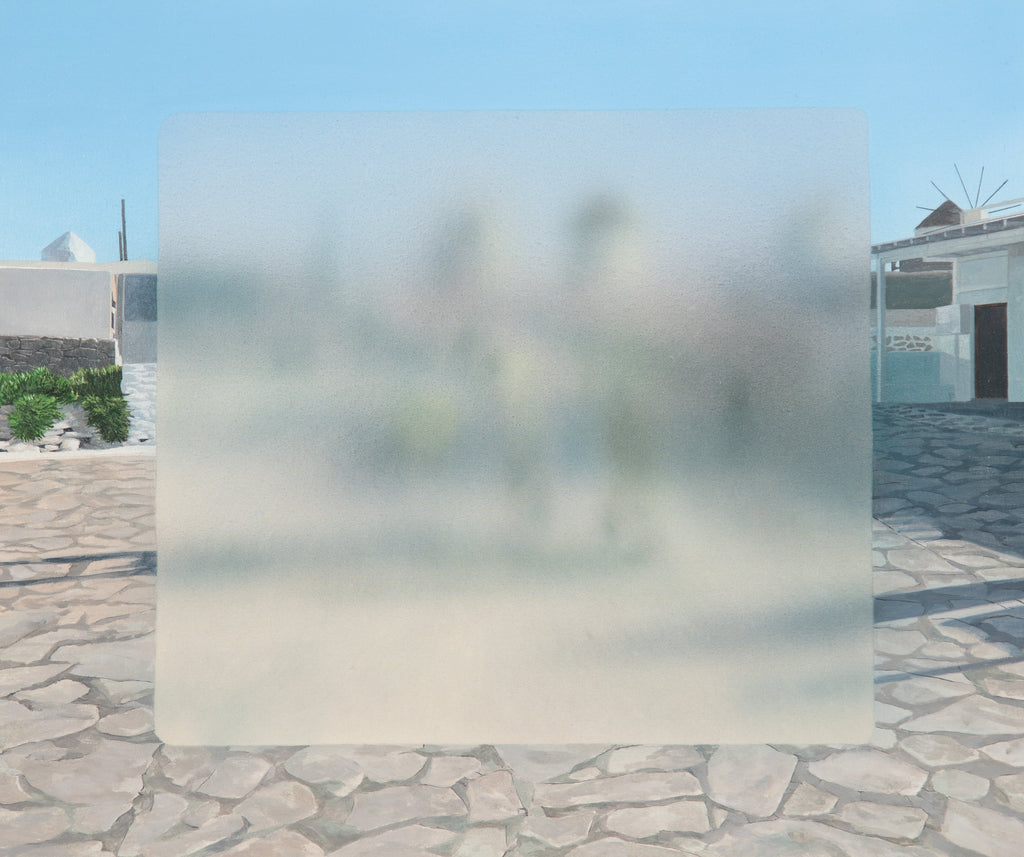 Frosted Window#113, KISHO KAKUTANI, 2025Acrylic on canvas38.0 × 45.5 cm