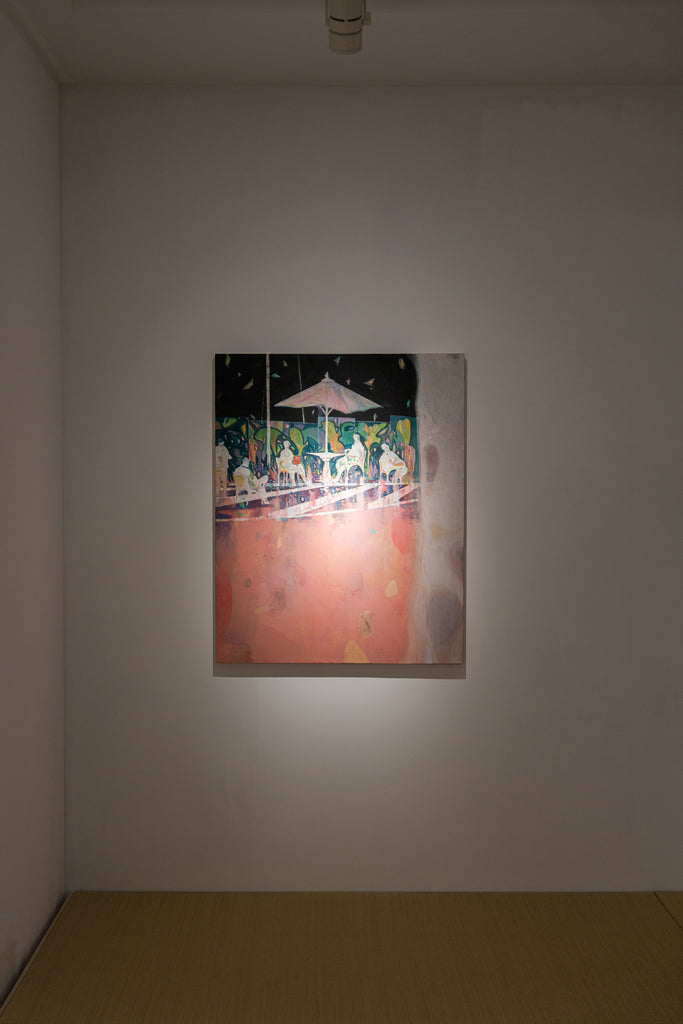 Fleeting, KOSUKE HARASAWA, 2025Mineral pigments, Ink, Gold pigment, Silver leaf on Japanese paper mounted on wooden board91.0 × 73.0 cm