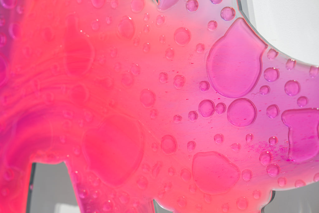 Spectral I: Pink Wavelength, LAI JUN T., 2026Acrylic, Epoxy resin183.0 × 120.0 cm