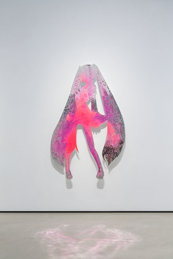 Spectral I: Pink Wavelength, LAI JUN T., 2026Acrylic, Epoxy resin183.0 × 120.0 cm