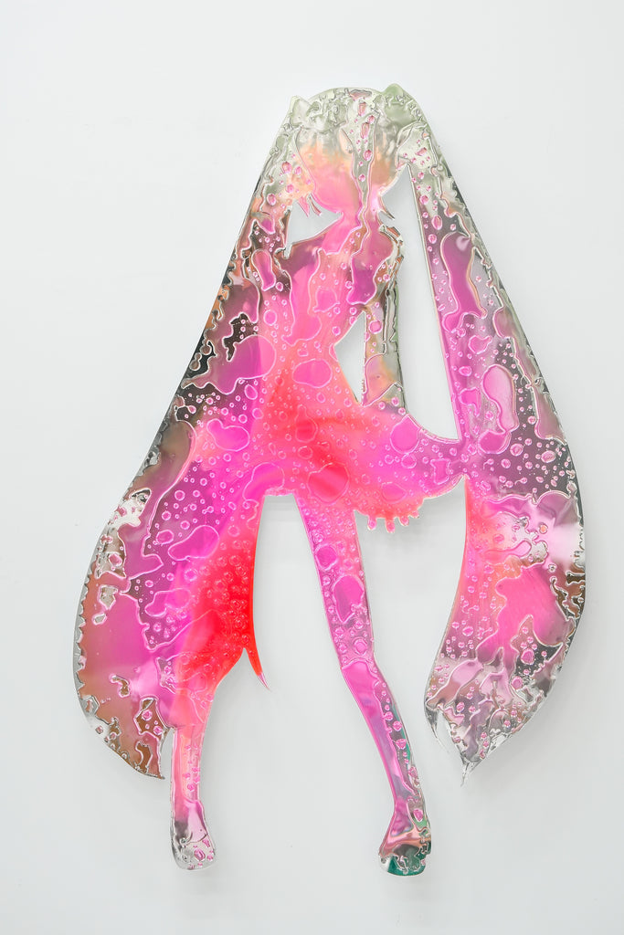 Spectral I: Pink Wavelength, LAI JUN T., 2026Acrylic, Epoxy resin183.0 × 120.0 cm