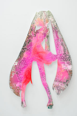 Spectral I: Pink Wavelength, LAI JUN T., 2026Acrylic, Epoxy resin183.0 × 120.0 cm