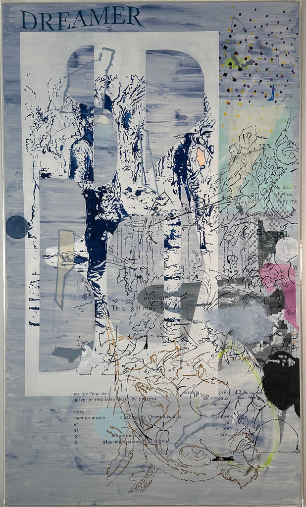 No 2 - True Gold - Dreamer, LE Quy Tong, 2019Oil and Acrylic on Canvas195.0 × 115.0 cm