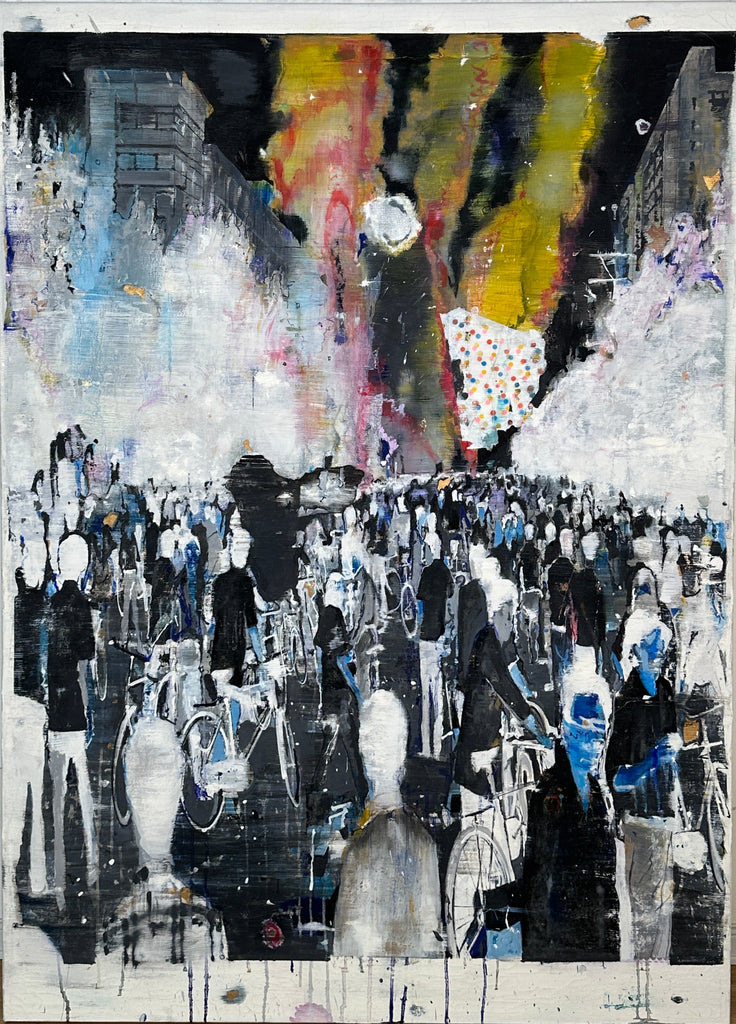 No 4 - True Gold - Dreamer, LE Quy Tong, 2019Oil and Acrylic on Canvas180.0 × 130.0 cm