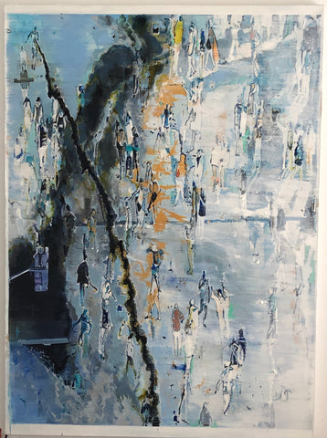 No 8 - True Gold - Dreamer, LE Quy Tong, 2019Oil and Acrylic on Canvas180.0 × 130.0 cm