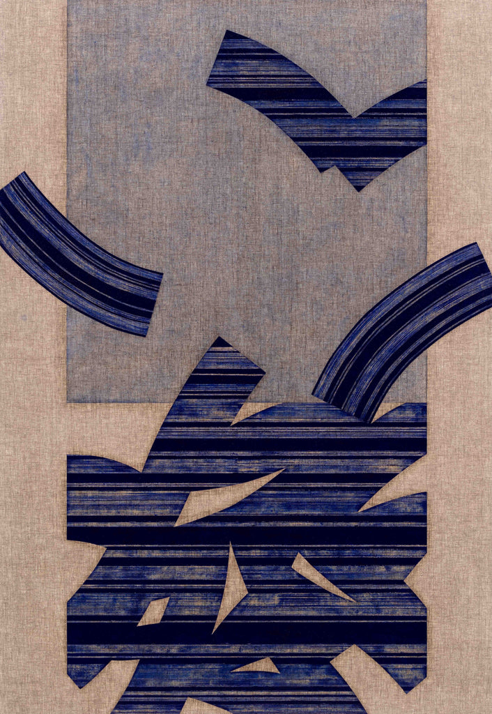 The Blue Flower (Night Rain), LEE CHAE, 2022Oil on canvas162.0 × 112.0 cm