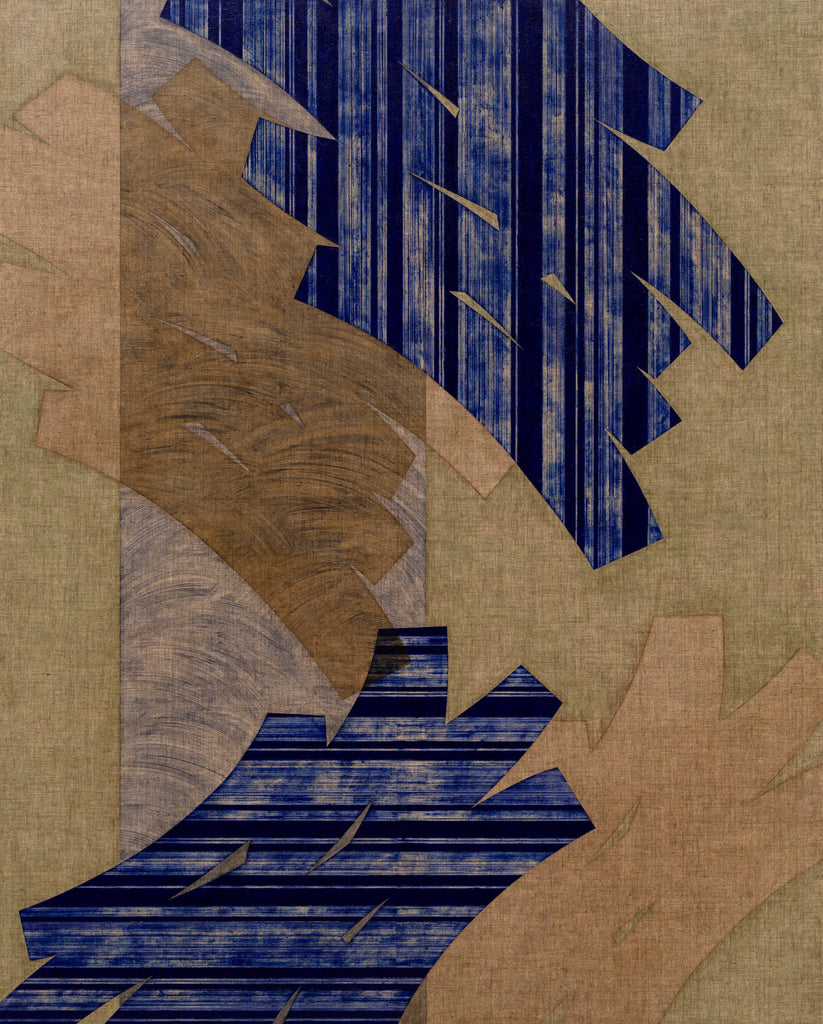 The Blue Flower / Wind, LEE CHAE, 2025Oil on canvas162.0 × 130.0 cm