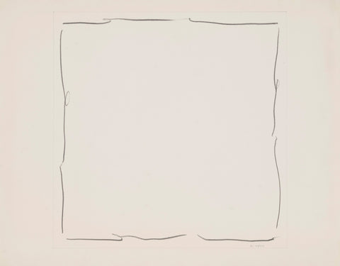 Work, LEE UFAN, Charcoal on paper with frame57.0 × 73.0 cm
