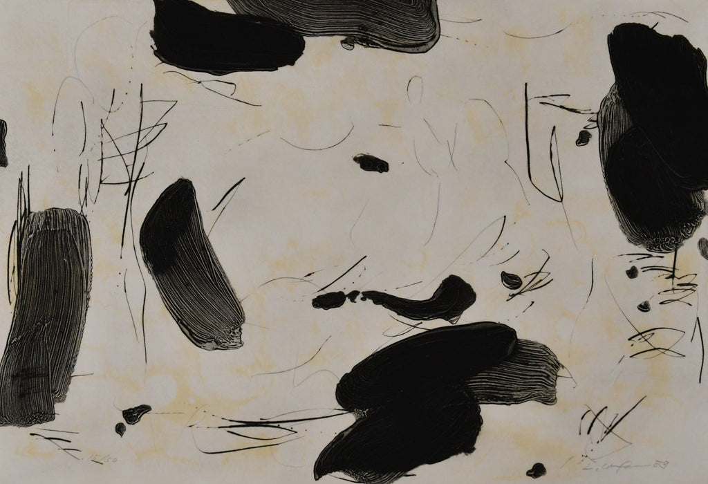 From Island 4, LEE UFAN, 1989Drypoints, Carborundum and lithograph on paper52.0 × 76.0 cmEdition of 50