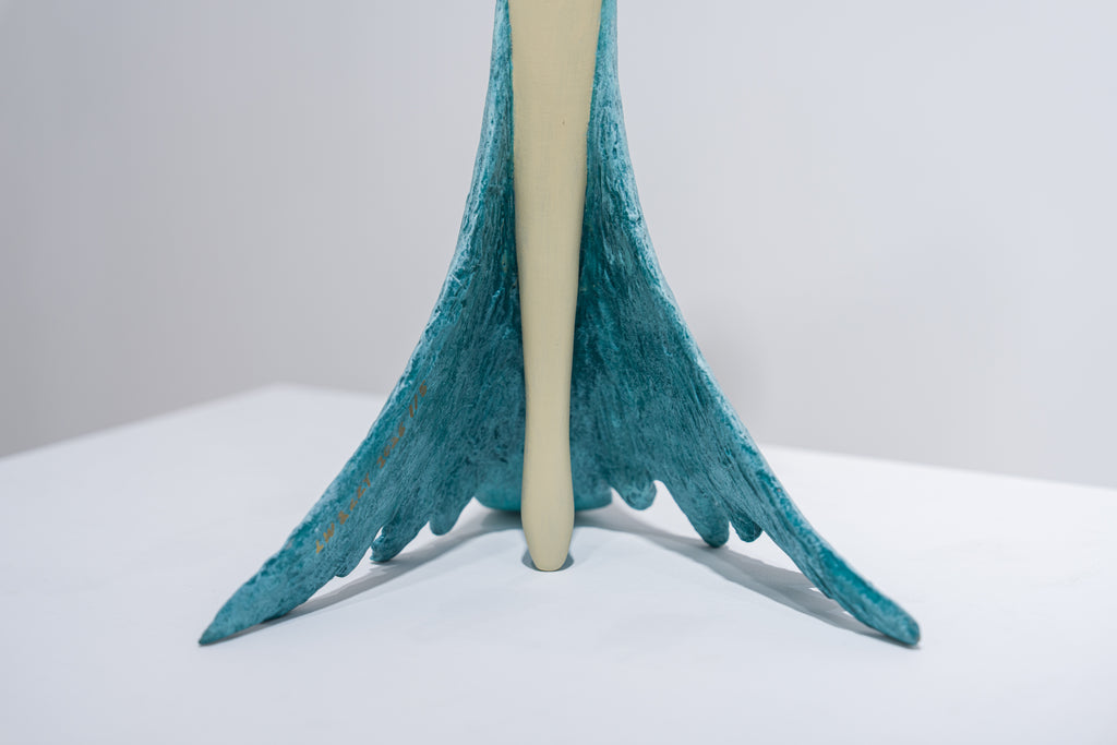 Azure Feather, Resonant Voice, LI WEI and LIU ZHIYIN, 2026Polyurethane, Hand coloring23.0 × 25.0 × 60.0 cmEdition:1/5