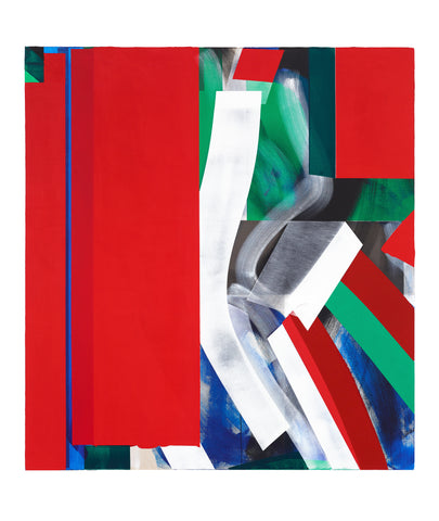 The Meaning of the World Lies in Chance No.1, LIU KE, 2023Mixed media on canvas180.0 × 165.0 cm