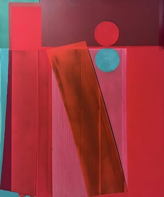 Classical Architecture No.2, LIU KE, 2023Mixed media on canvas120.0 × 100.0 cm