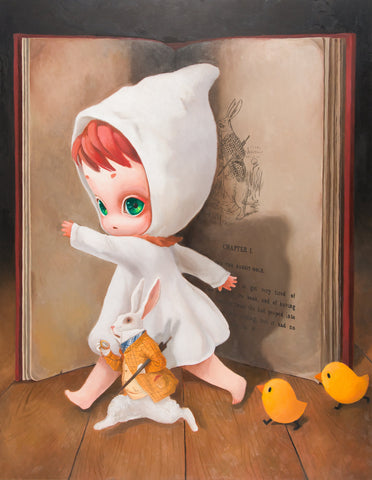 Steps Toward Wonderland, MANE, 2025Oil on canvas116.8 × 91.0 cm